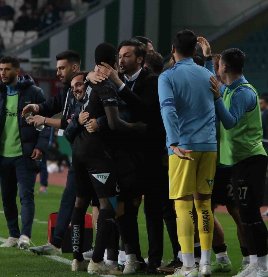 Spor Toto Süper Lig: Konyaspor: 1 - Adana Demirspor: 1 (ilk Yarı)