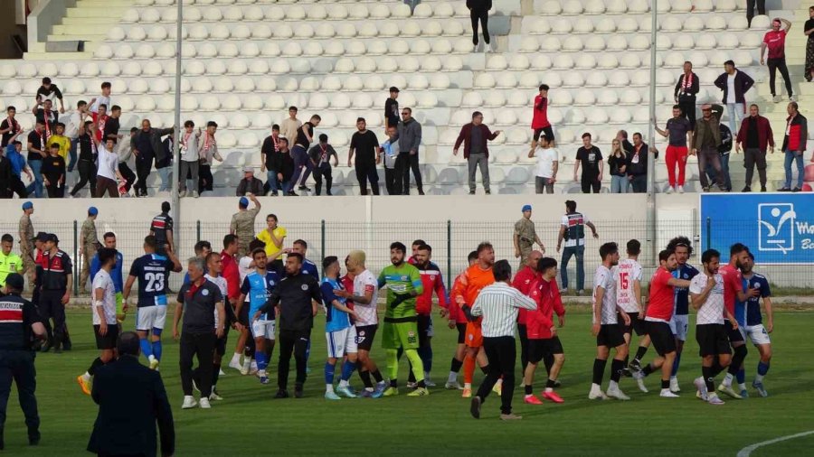 Olaylı Maçta Antalya Süper Amatör Lig Şampiyonu Döşemealtı Belediyespor Oldu