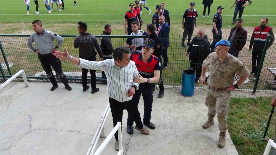 Olaylı Maçta Antalya Süper Amatör Lig Şampiyonu Döşemealtı Belediyespor Oldu