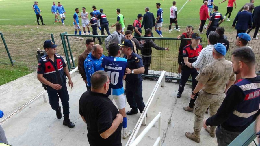 Olaylı Maçta Antalya Süper Amatör Lig Şampiyonu Döşemealtı Belediyespor Oldu