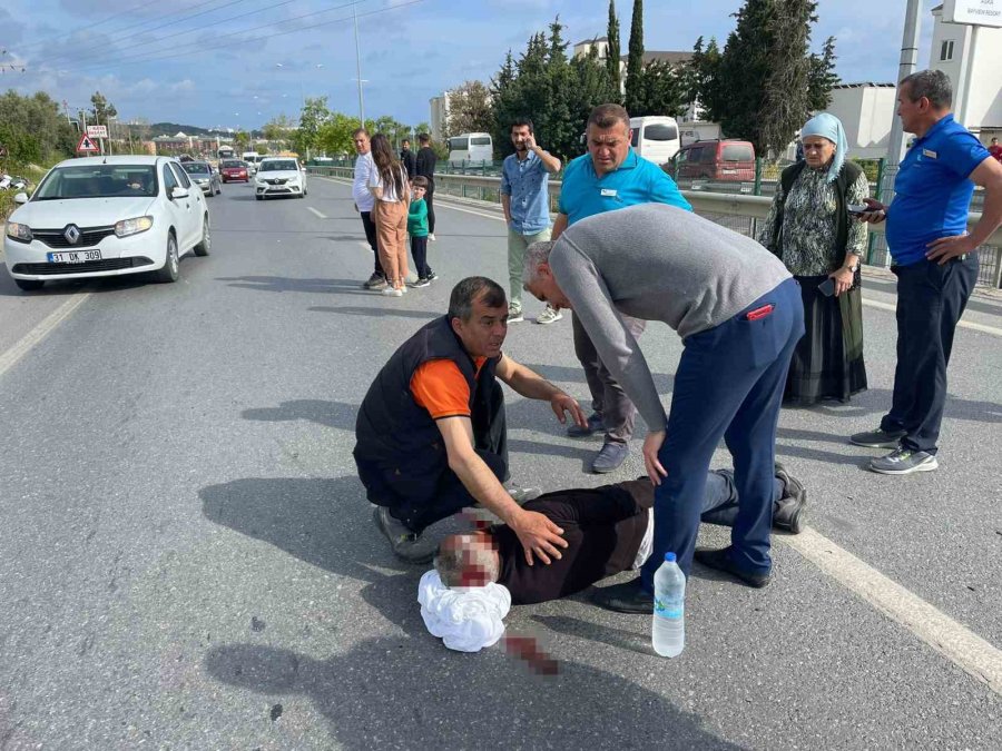 Çarptığı Motosiklet Sürücüsünü Yaralayıp, Olay Yerinden Kaçtı