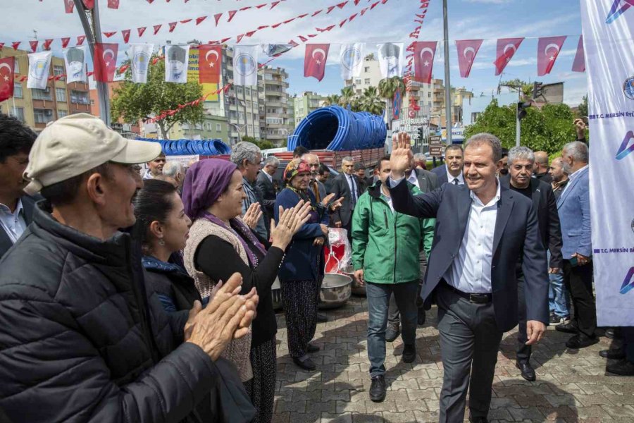 Mersin Büyükşehir Belediyesi Çiftçileri Desteklemeye Devam Ediyor