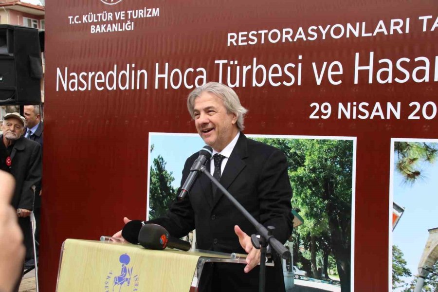 Restore Edilen Nasreddin Hoca Türbesi İle Hasan Paşa İmaret Camii’nin Açılışı Yapıldı