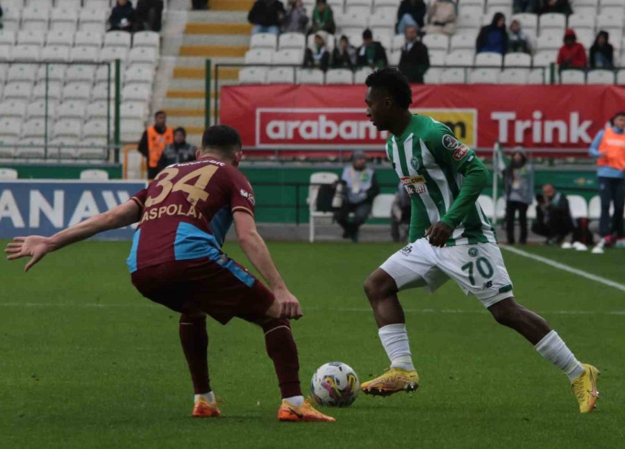 Spor Toto Süper Lig: Konyaspor: 2 - Trabzonspor: 1 (maç Sonucu)