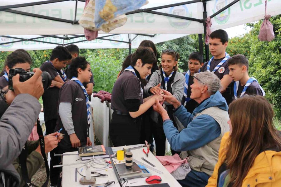 İzciler Kuş Halkalama Kampına Katıldı