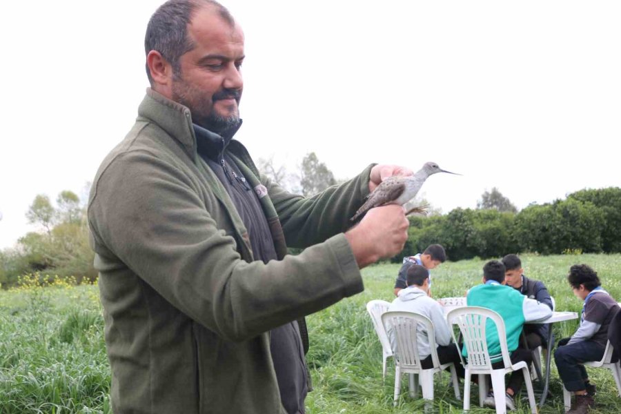 İzciler Kuş Halkalama Kampına Katıldı