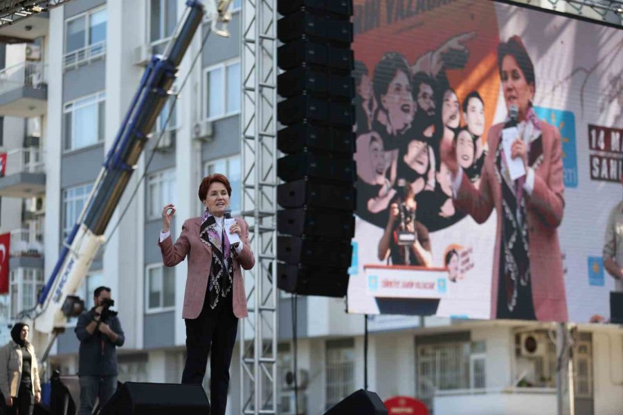 İyi Parti Genel Başkanı Akşener: "18-26 Yaş Arasındaki Gençlere İş Bulana Kadar 2 Bin 500 Lira Maaş Ödeyeceğiz"