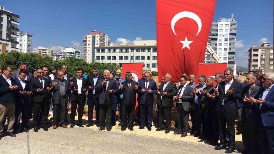 Mersin’de 150 Öğrenci Kapasiteli Kur’an Kursunun Temeli Atıldı