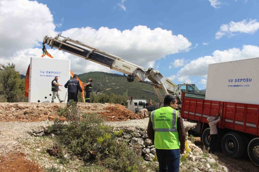 Antalya’da 14 İlçeye 121 Adet Su Deposu Yerleştirilecek