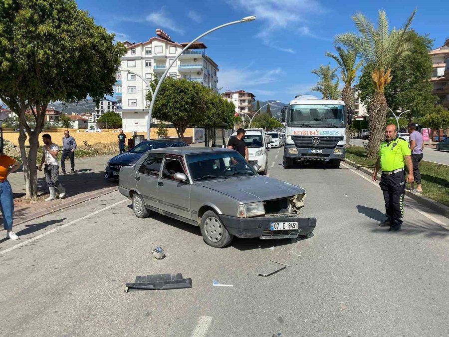 Gazipaşa’da Trafik Kazası: 1 Yaralı