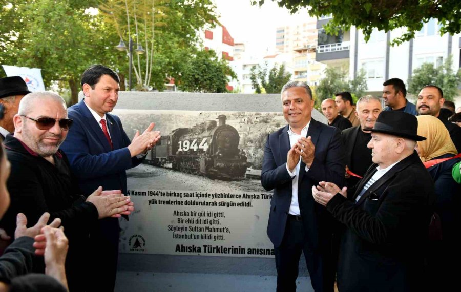 Muratpaşa’da Ahıska Parkı Açıldı