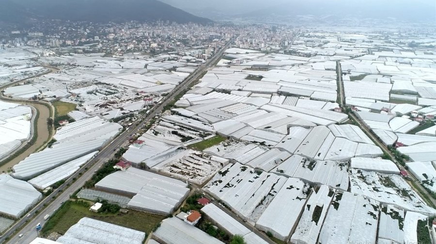 Hortumun Vurduğu Anamur’da Son Durum Dron İle Görüntülendi