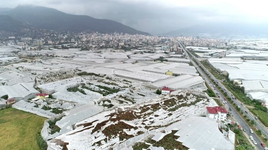 Hortumun Vurduğu Anamur’da Son Durum Dron İle Görüntülendi