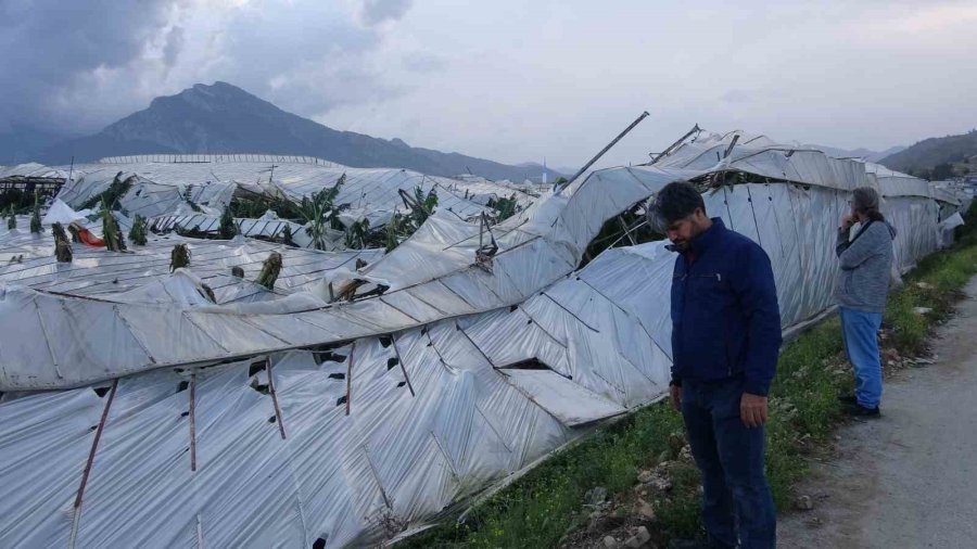 Hortumun Yıkıp Geçtiği Sera Sahipleri Yaşadıklarını Anlattı