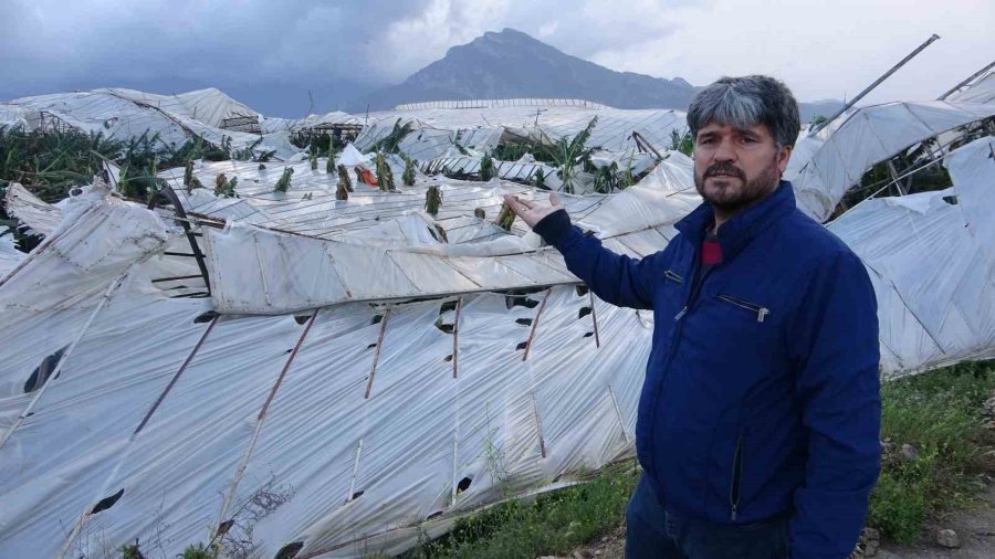 Hortumun Yıkıp Geçtiği Sera Sahipleri Yaşadıklarını Anlattı