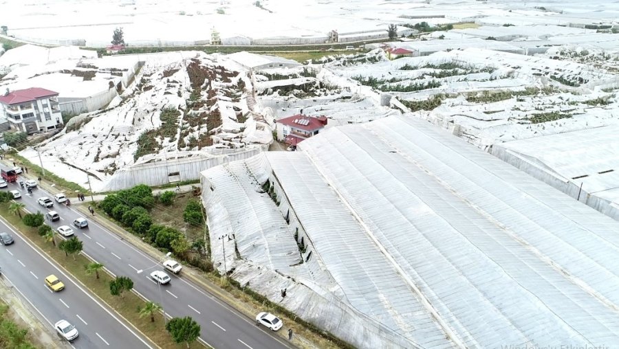 Hortumun Vurduğu Anamur’da Son Durum Dron İle Görüntülendi