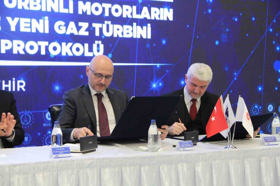 Teı İle Botaş Arasında ’gaz Türbinli Motorların Servis Ve Bakım Anlaşması İle Yeni Gaz Türbini Geliştirilmesi Ve Temini Protokolü’ İmzalandı