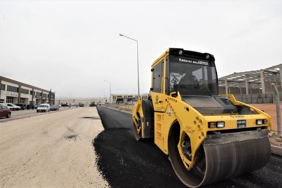 Karatay’da Asfalt Çalışmaları Sürüyor