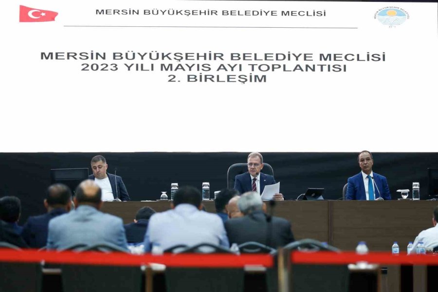 Mersin Büyükşehir Belediyesi Meclis Toplantısı Gerçekleştirildi