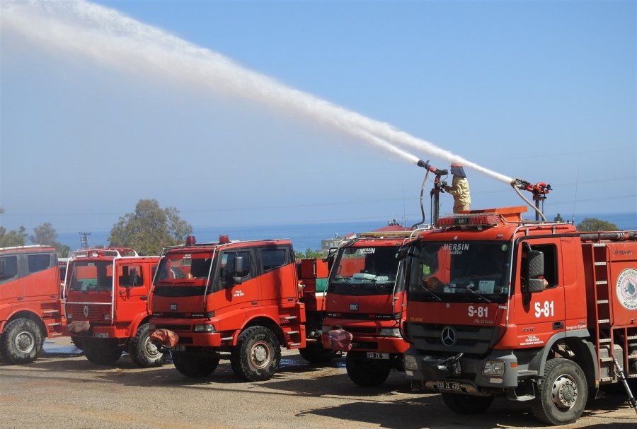 Mersin’de Yangın Ekipleri İşbaşı Eğitimleri Tamamlandı