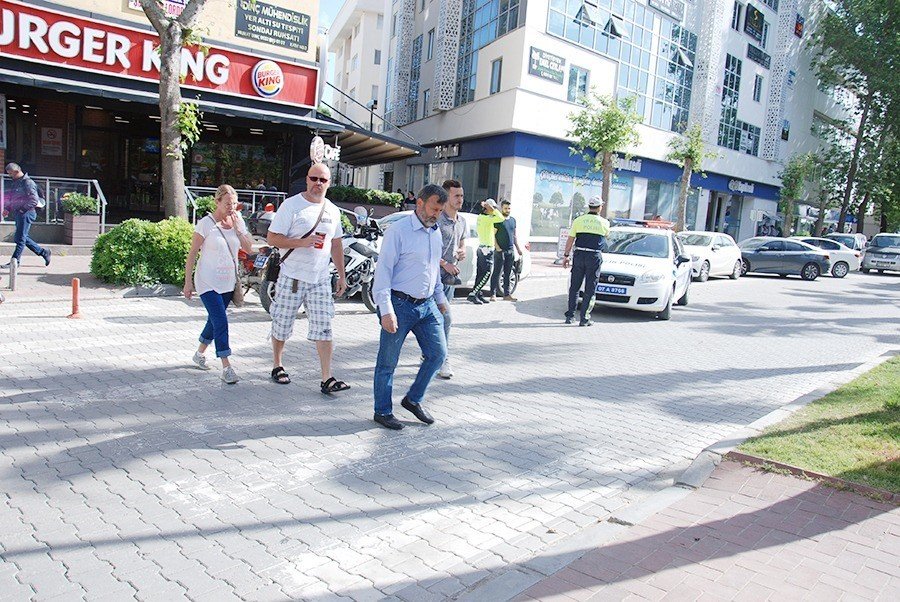 Gazipaşa’da Kask Uygulaması Yapıldı