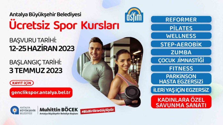 Asfim’de Yaz Kursları İçin Kayıtlar Başladı