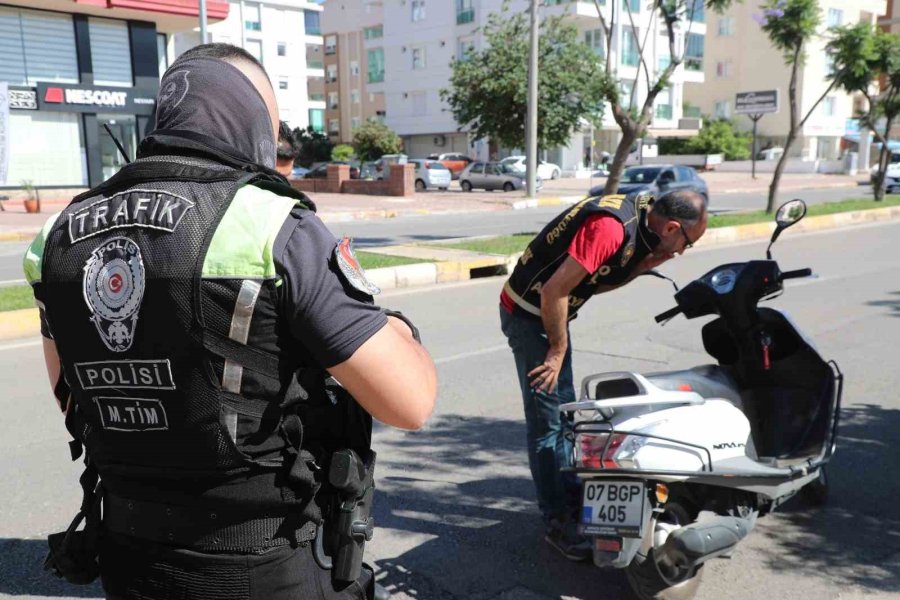 Antalya’da 128 Araca İdari İşlem Yapıldı