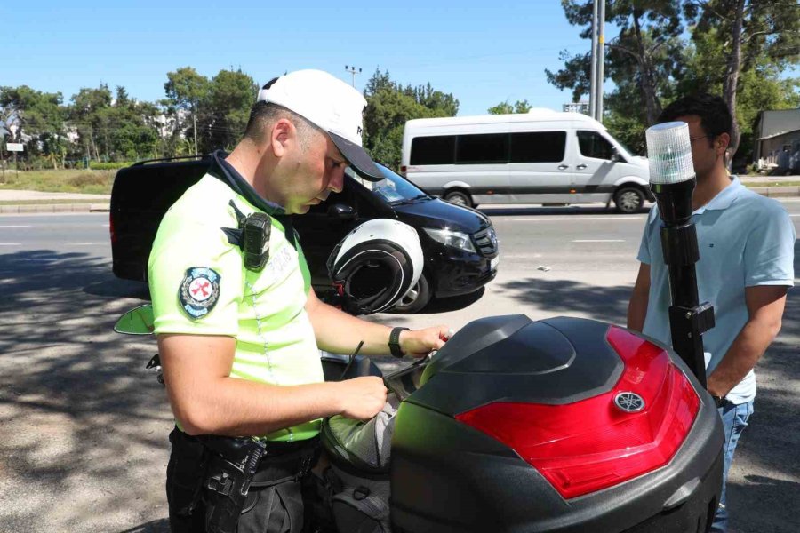 Antalya’da 128 Araca İdari İşlem Yapıldı