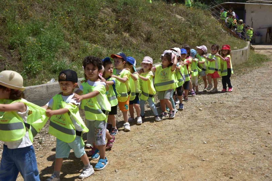 Kreşteki Çocuklar At Binme Heyecanı Yaşadı