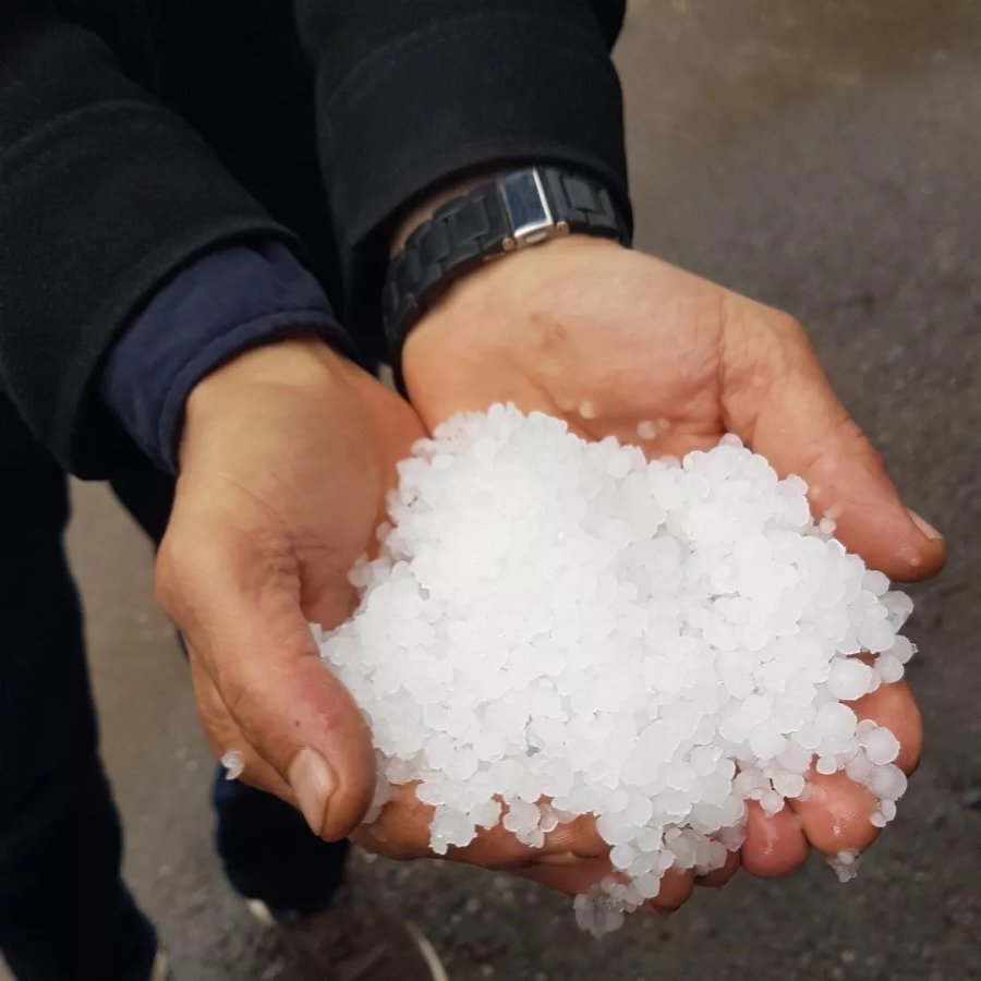 Konya’nın Hüyük İlçesi Sağanak Yağış Ve Doluya Teslim Oldu