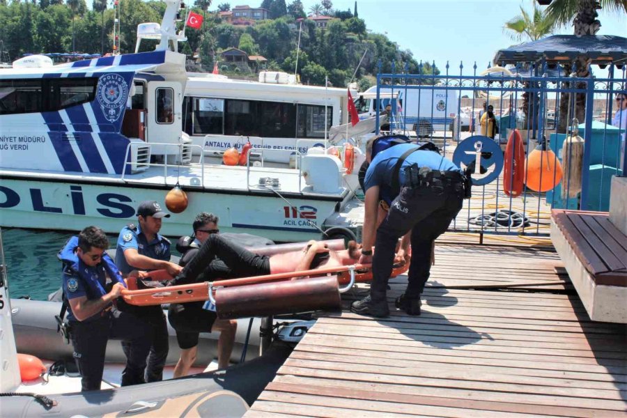 Şelale Yanında Serinlemek İsterken Falezlerden Aşağı Düşen Genç Ölümden Döndü