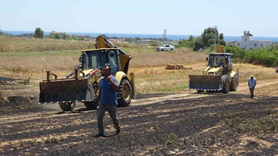 Anızdan Başlayan Yangın Ormana Sıçradı, 2 Dönüm Kızılçam Ormanı Yandı