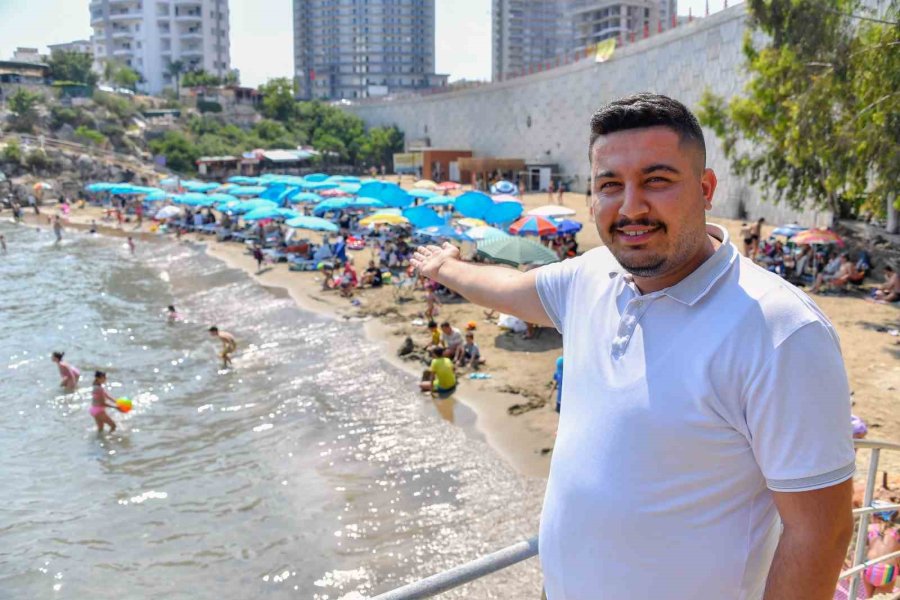 Mersin’de Plajlar Kurban Bayramında Doldu Taştı