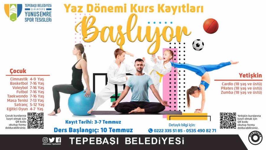 Yaz Dönemi Kurs Kayıtları Başlıyor