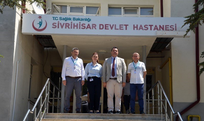 Eskişehir İl Sağlık Müdürü Prof. Dr. Uğur Bilge, Sivrihisar İlçe Devlet Hastanesini Ziyaret Etti