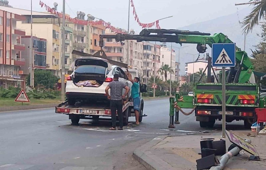 Mersin’de Trafik Kazası: 1 Yaralı