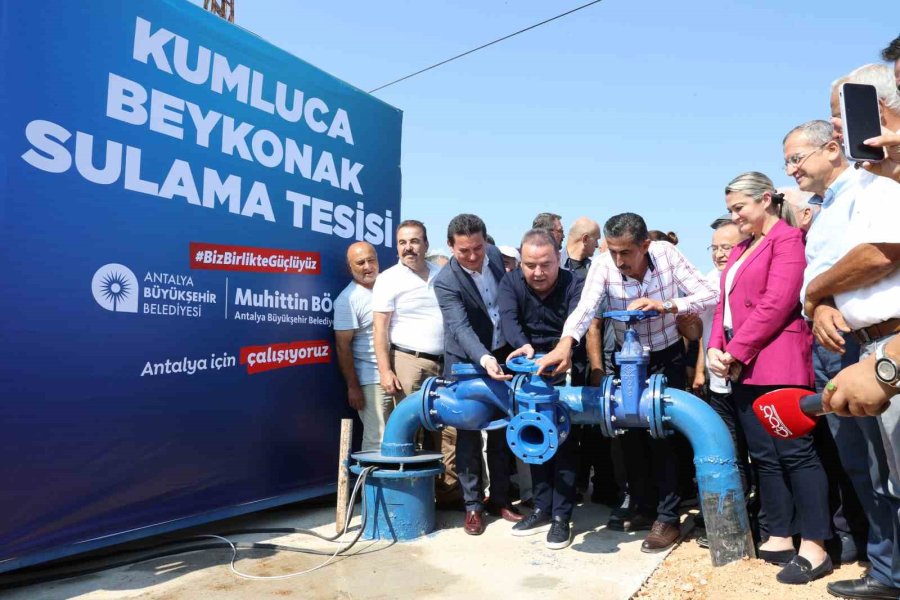 Antalya’da Sulama Birliklerinin Elektrik Maliyetlerinin Yüzde 85’ini Büyükşehir Karşılıyor