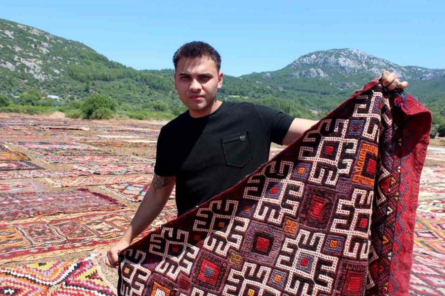 Antalya’nın Buğday Arazileri, Rengarenk Halı Tarlasına Dönüştü