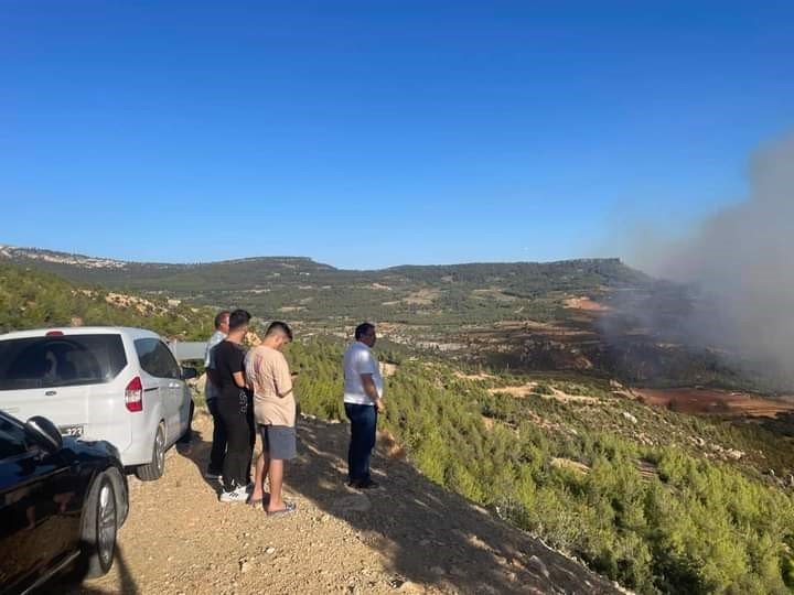 Mersin’de Orman Yangınına Müdahale Devam Ediliyor