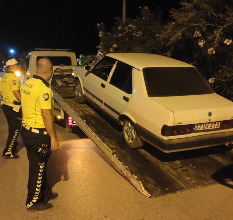 Gazipaşa’da Trafik Ekiplerinden Abart Egsoz Ve Gürültü Denetimi