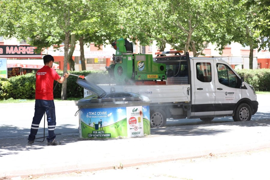 Karatay’da İlaçlama Çalışmaları 7/24 Sürüyor