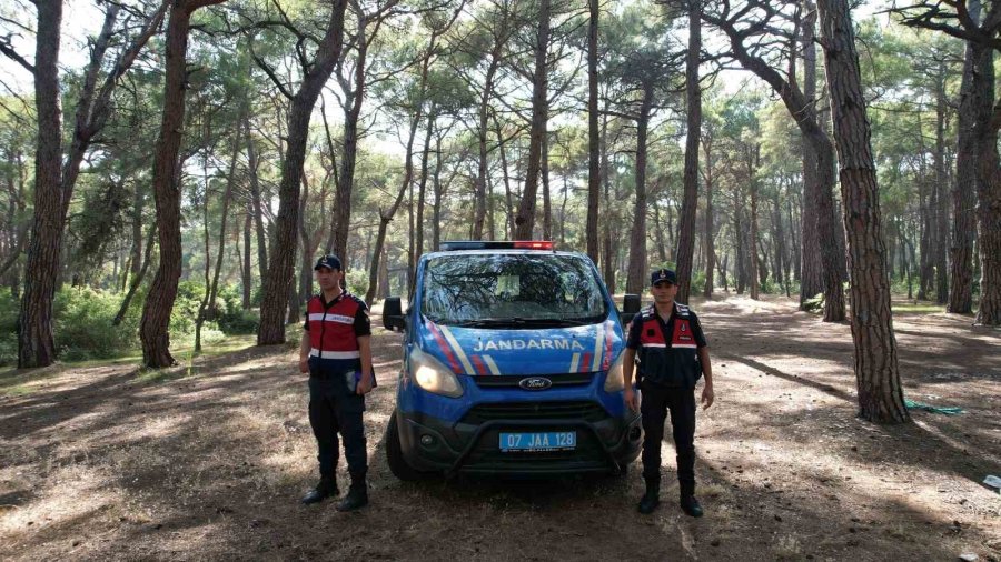 Manavgat’ta Ormanlara Jandarma Koruması