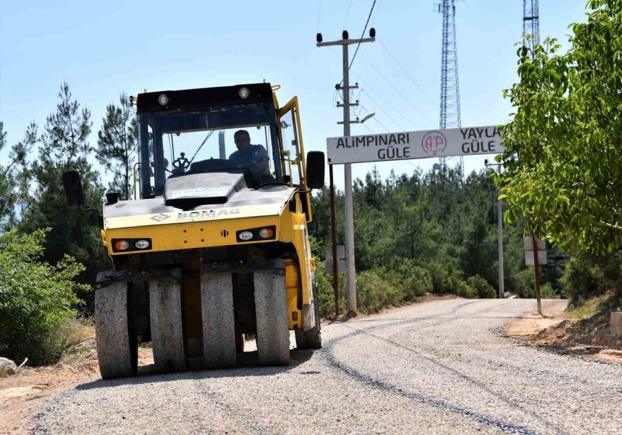 Konyaaltı Belediyesi, Alim Pınarı Yaylası’nın Yol Sorununu Çözdü