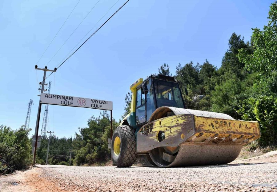 Konyaaltı Belediyesi, Alim Pınarı Yaylası’nın Yol Sorununu Çözdü