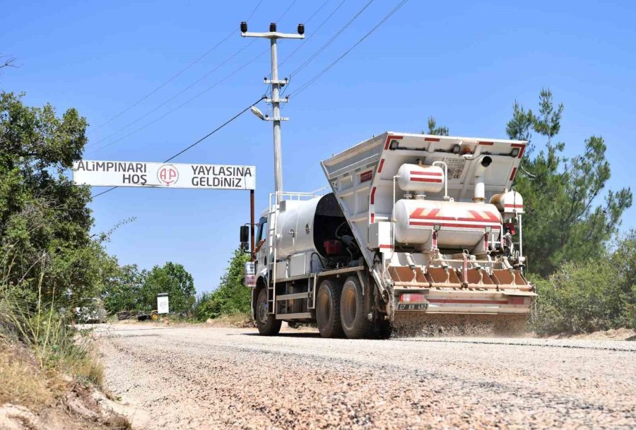 Konyaaltı Belediyesi, Alim Pınarı Yaylası’nın Yol Sorununu Çözdü