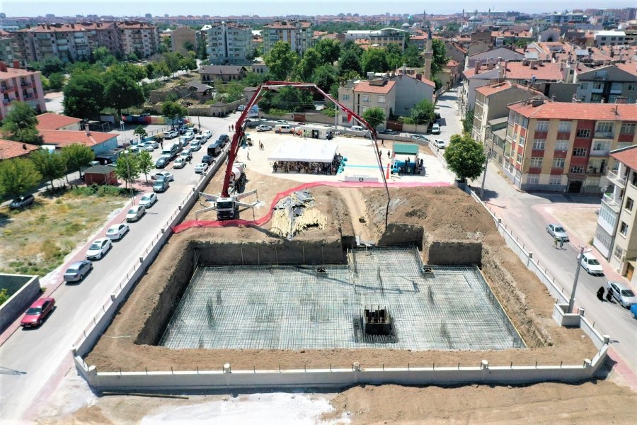 Karatay Belediyesi Osman Benliler İlkokulu’nun Temelini Attı