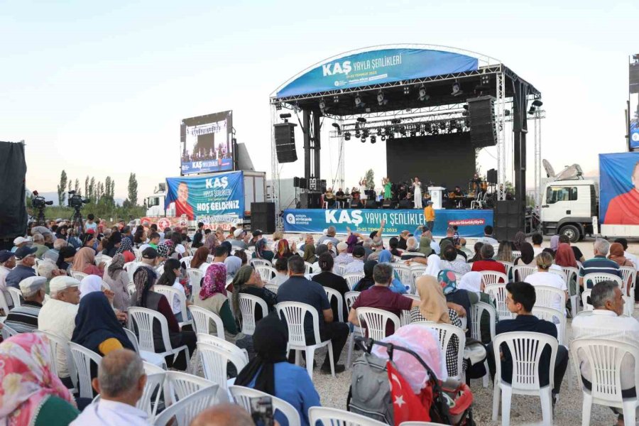 Kaş’ta Yayla Şenlikleri Coşkusu