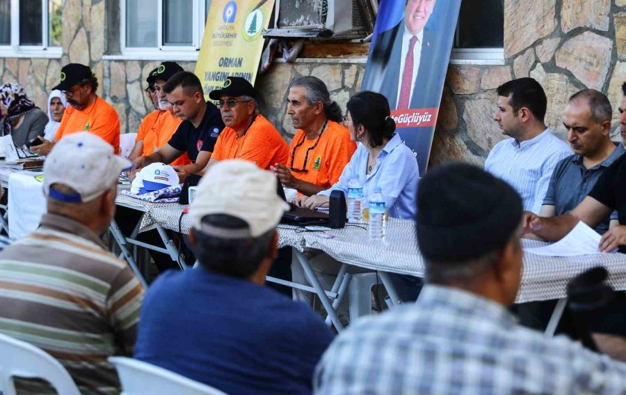 Yerel Halk Orman Yangınları Konusunda Bilgilendiriliyor