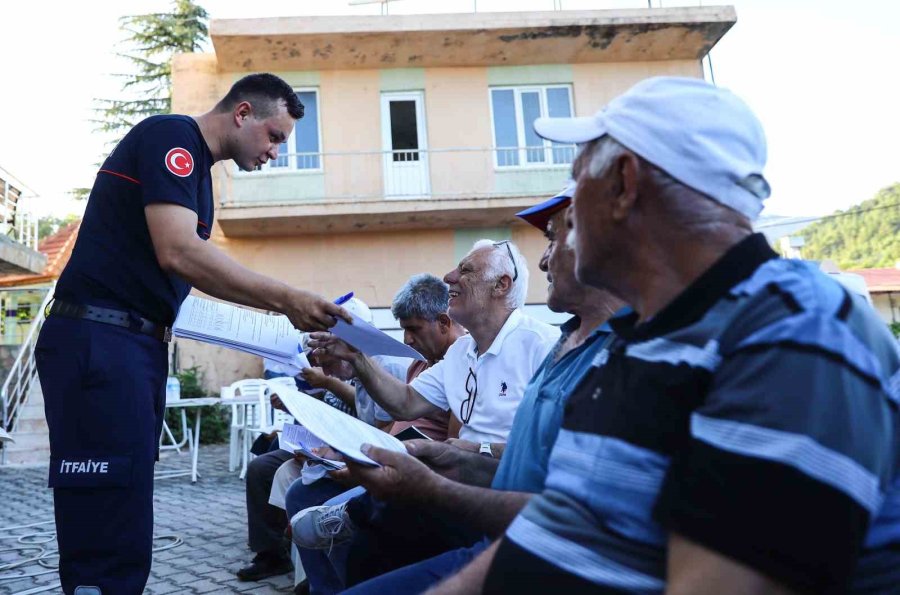 Yerel Halk Orman Yangınları Konusunda Bilgilendiriliyor