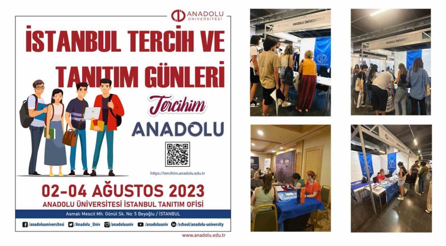 Anadolu Üniversitesi, İstanbul’da Da Tercih Döneminin Nabzını Tutuyor